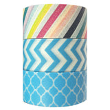 Wrapables Surfs Up Washi Masking Tape (Set of 3)