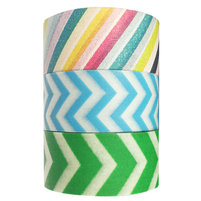 Wrapables Boardwalk Washi Masking Tape (Set of 3)