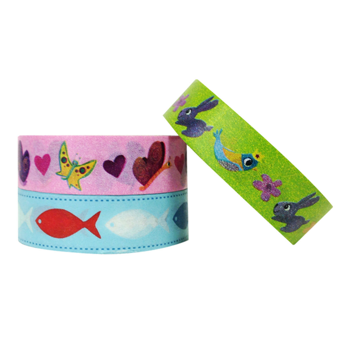 Wrapables Nature Lover Washi Masking Tape (Set of 3)