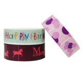 Wrapables Birthday Bash Washi Masking Tape (Set of 3)