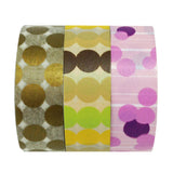 Wrapables Party Time Washi Masking Tape (Set of 3)