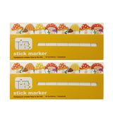 Wrapables Bookmark Flag Tab Sticky Markers (Set of 2)