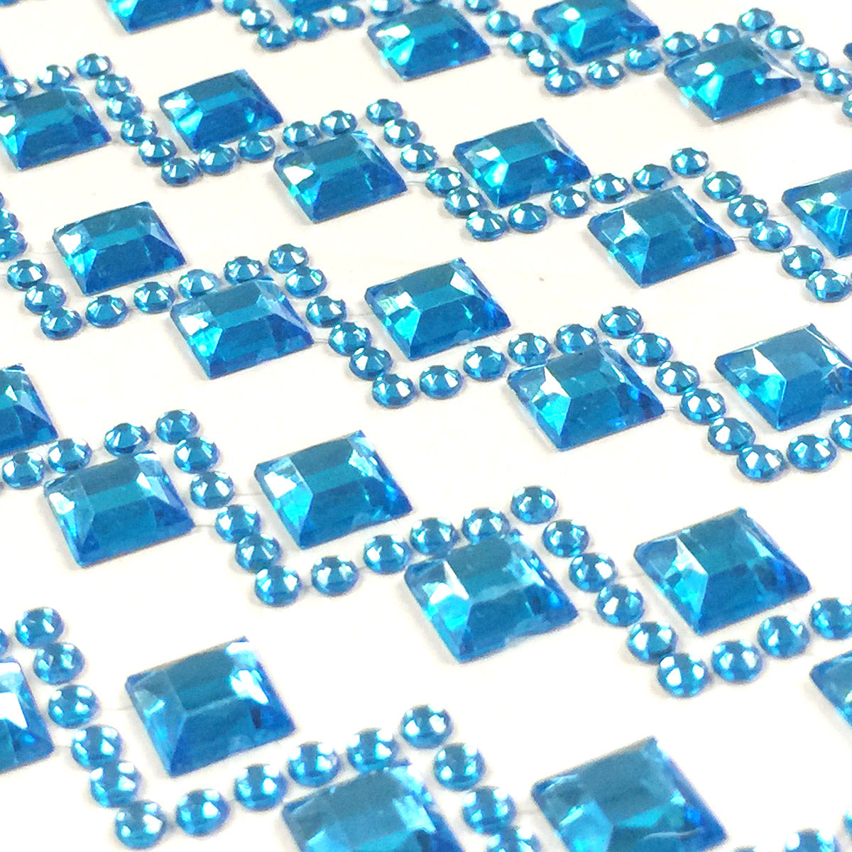 Wrapables Diamond and Round Acrylic Self Adhesive Crystal Gem Stickers