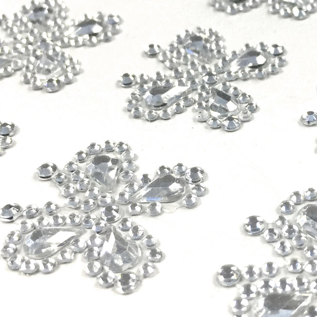 Wrapables 6mm Crystal Diamond Adhesive Rhinestones, 500 Pieces / Dark Blue