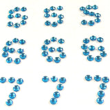 Wrapables Numbers Adhesive Rhinestones