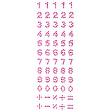 Wrapables Numbers Adhesive Rhinestones