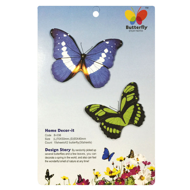 Wrapables Butterfly Memo Bookmark Sticky Notes