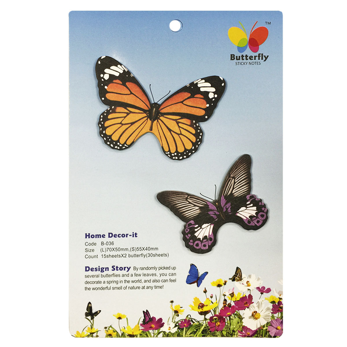 Wrapables Butterfly Memo Bookmark Sticky Notes