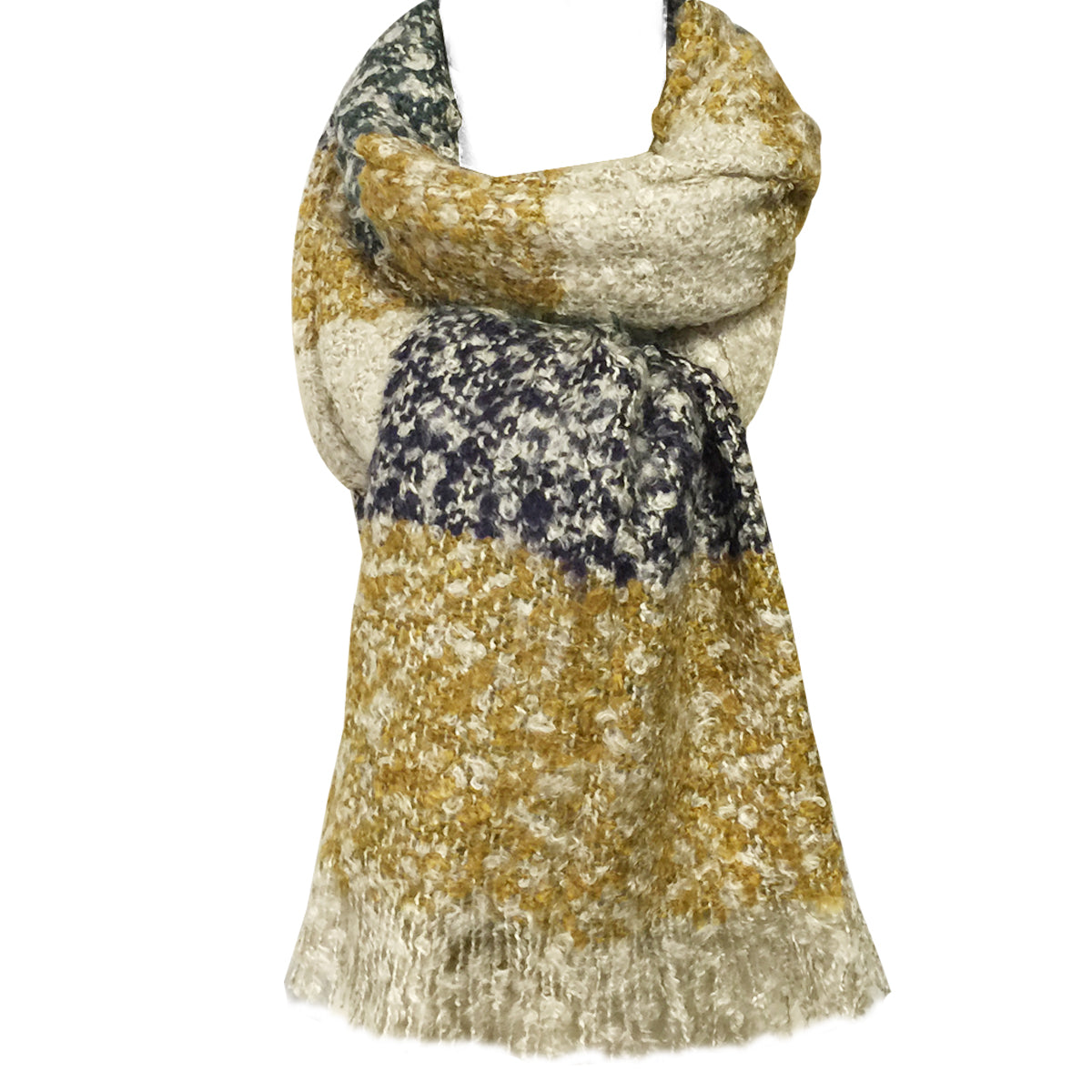 Wrapables Warm Fall and Winter Shawl Wrap Scarf with Tassels