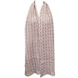 Wrapables Multi-Color Thick and Warm Cable-Knit Long Scarf