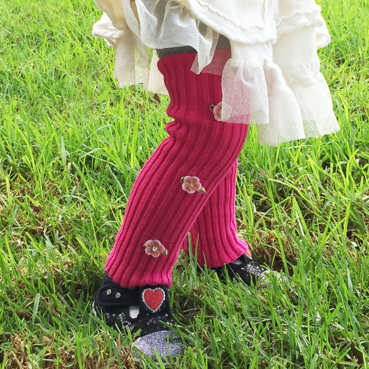 Wrapables Children's Flower Fairy Costume Leg Warmers
