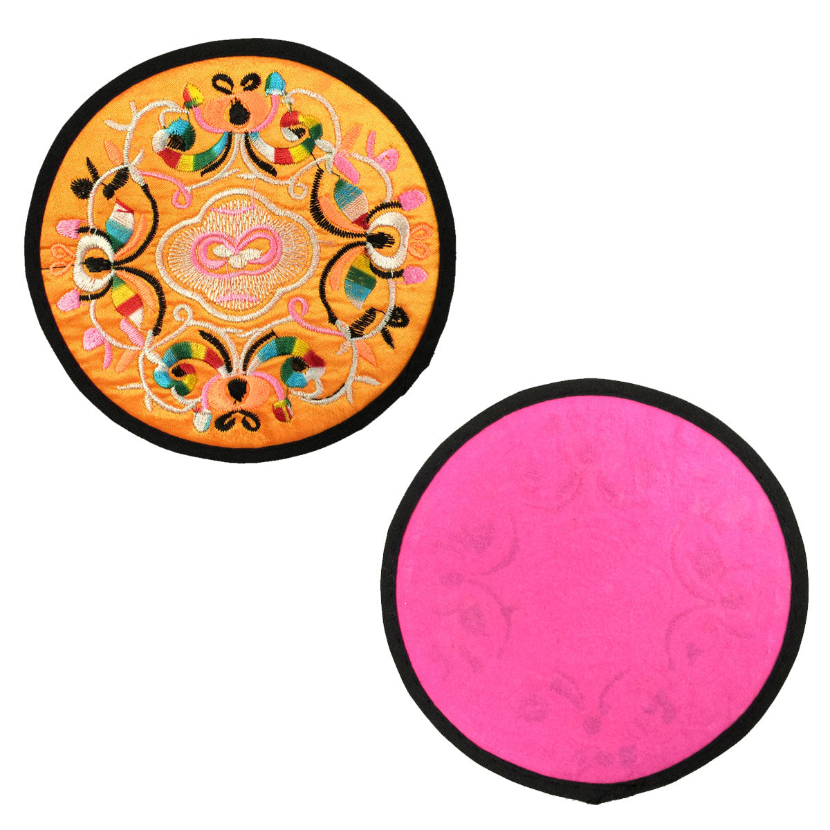 Wrapables Ethnic Embroidered Coasters Set of 6
