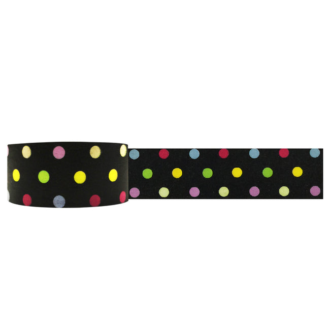 Wrapables Dotted Washi Masking Tape, Glo-Dots