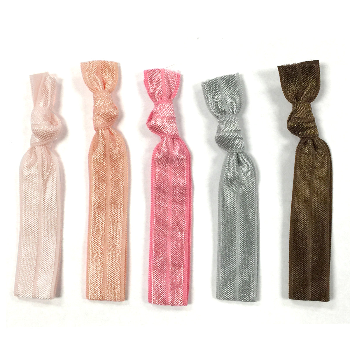 Wrapables Colorful Hair Ties Ponytail Holders (Set of 5)