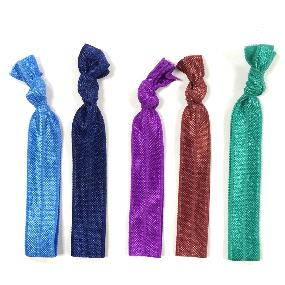 Wrapables Colorful Hair Ties Ponytail Holders (Set of 5)