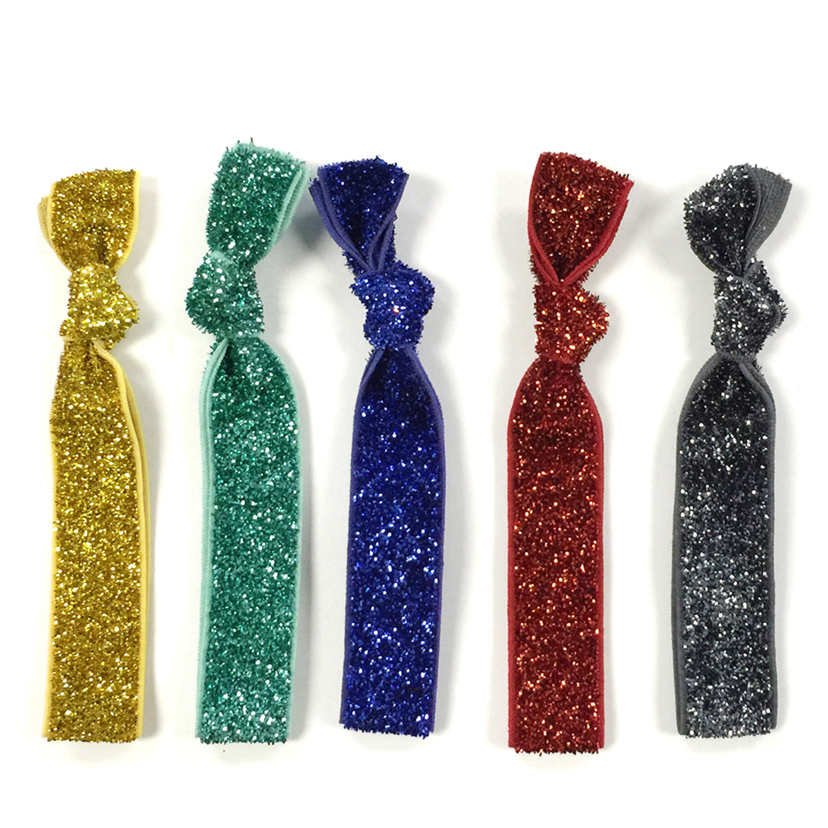 Wrapables Colorful Hair Ties Ponytail Holders (Set of 5)