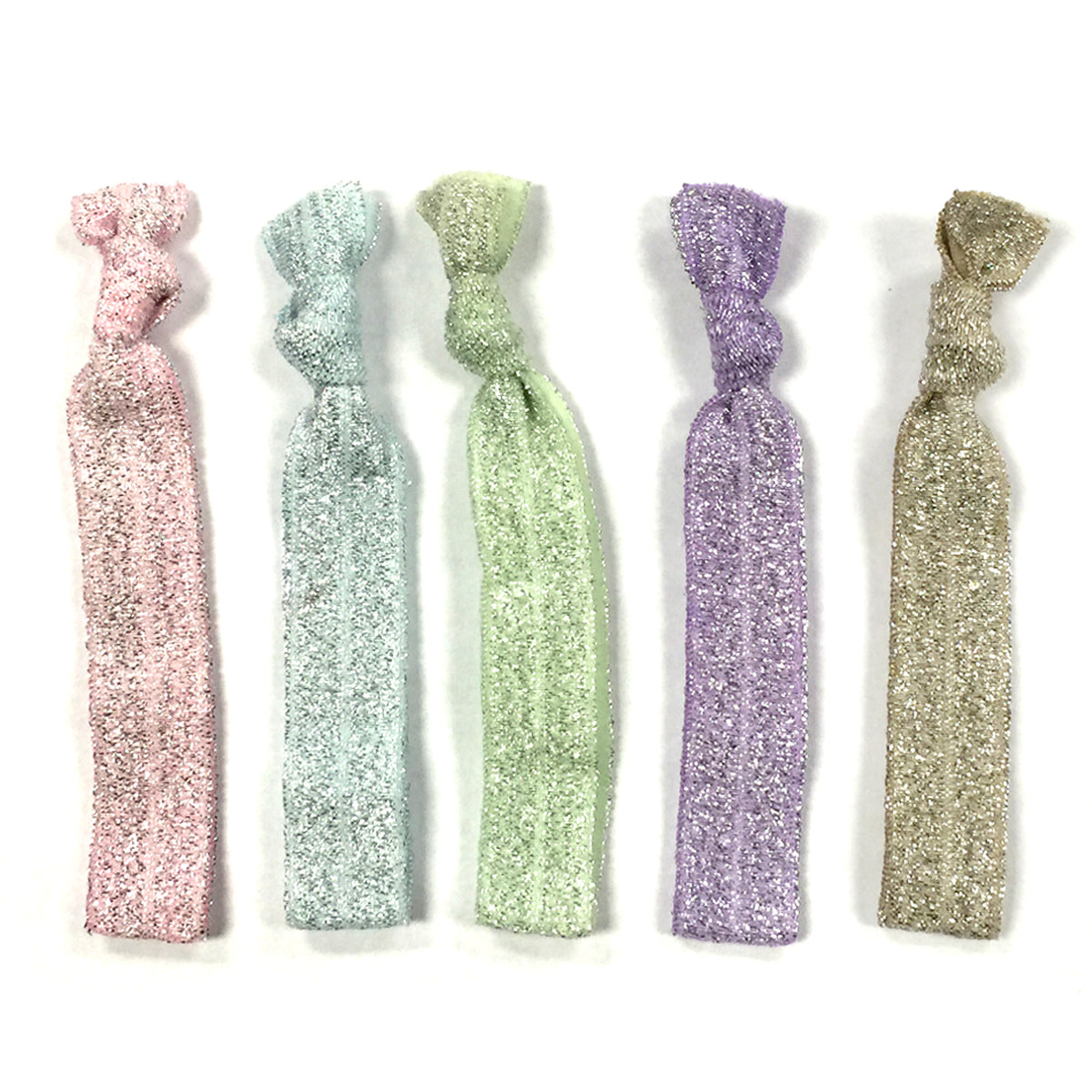 Wrapables Colorful Hair Ties Ponytail Holders (Set of 5)