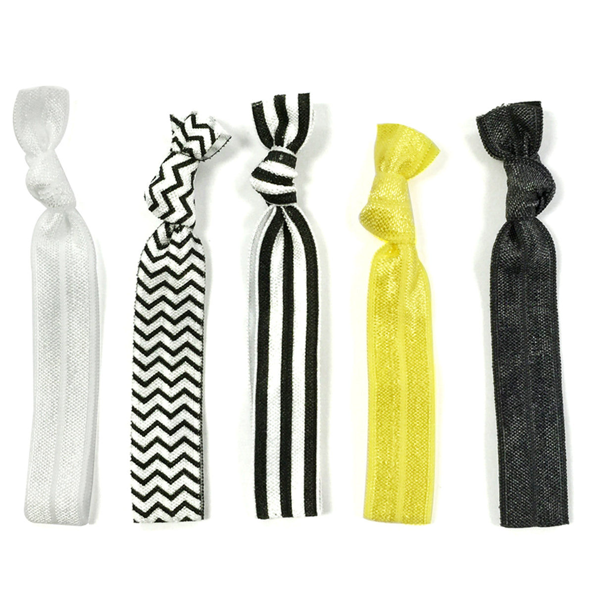 Wrapables Colorful Hair Ties Ponytail Holders (Set of 5)