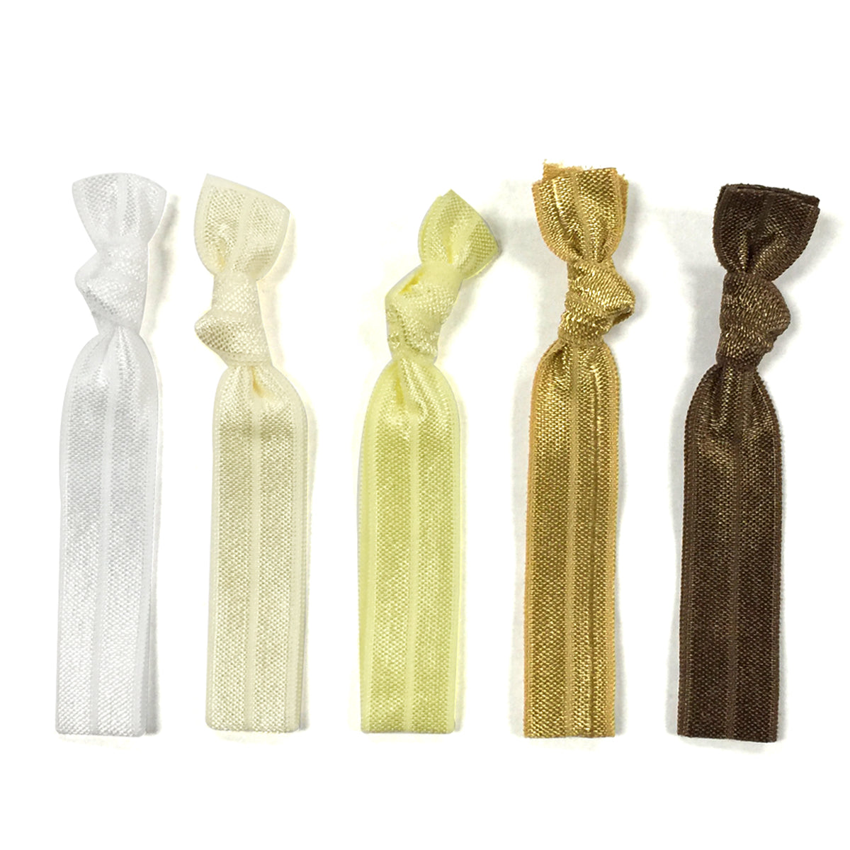 Wrapables Colorful Hair Ties Ponytail Holders (Set of 5)
