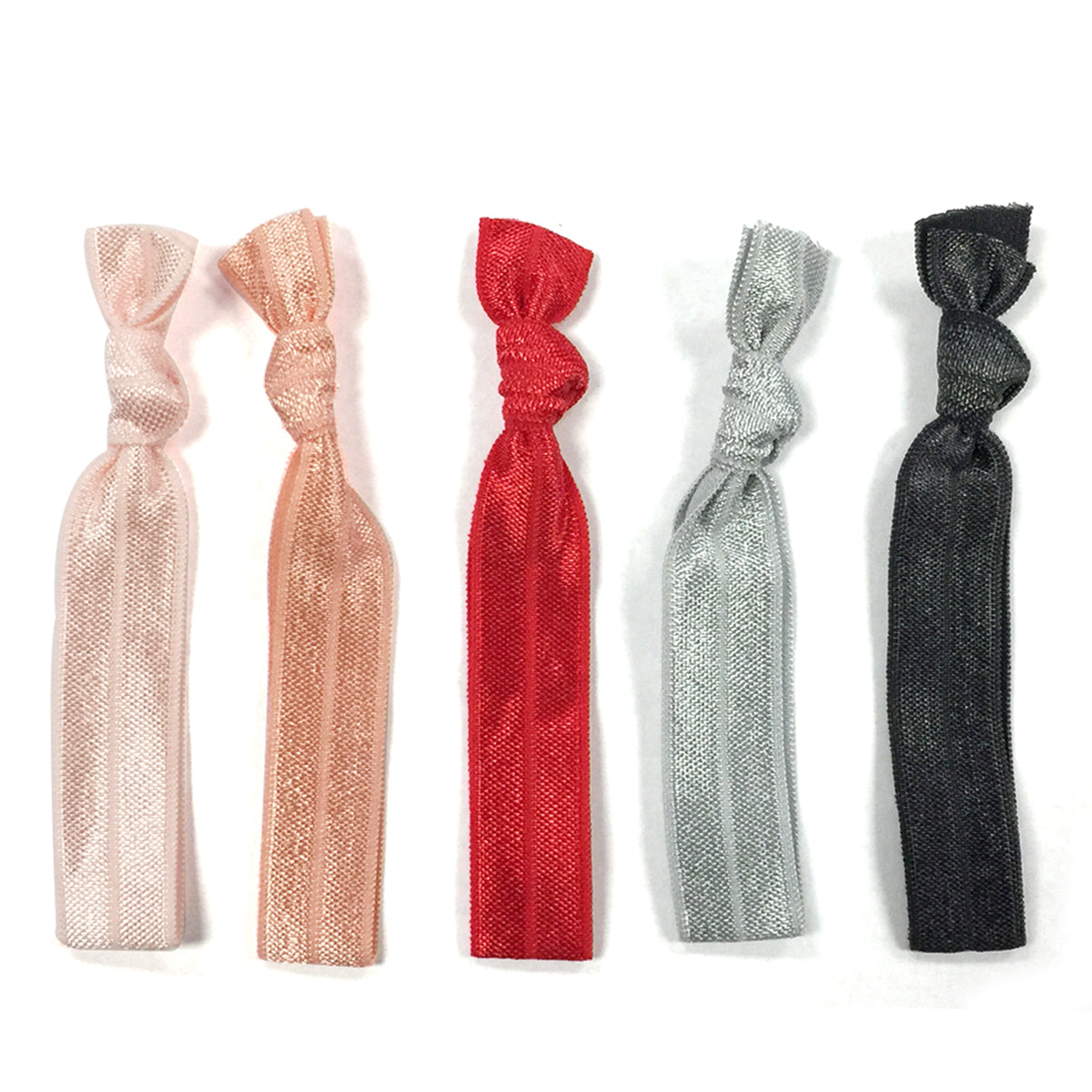 Wrapables Colorful Hair Ties Ponytail Holders (Set of 5)
