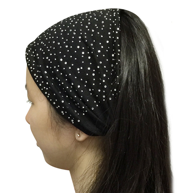 Wrapables Wide Headband Hair Accessory with Sparkles for Dress Up