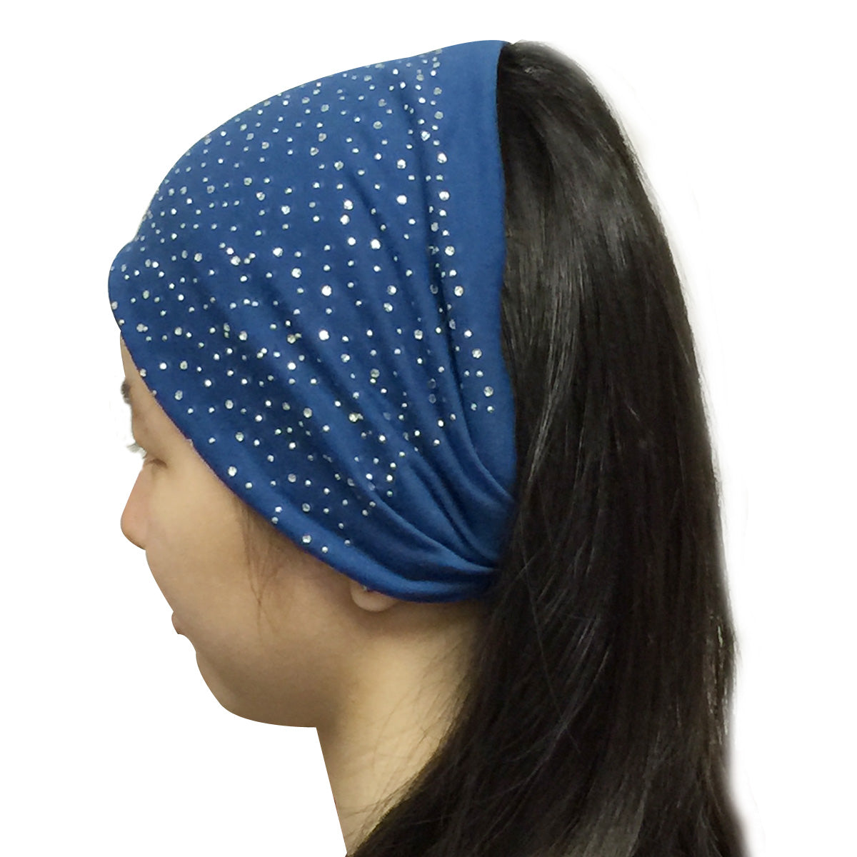 Wrapables Wide Headband Hair Accessory with Sparkles for Dress Up