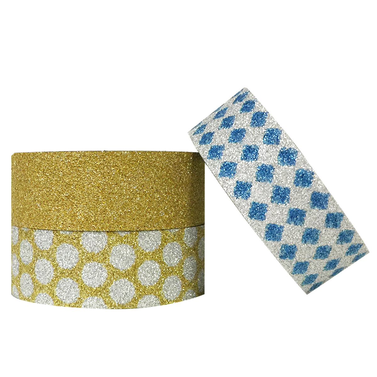 Wrapables Dots and Checkers Washi Masking Tape (Set of 3)