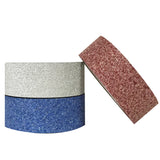 Wrapables Red White and Glitter Washi Masking Tape (Set of 3)