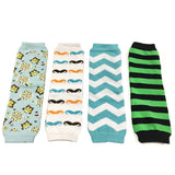 Wrapables Colorful Baby Leg Warmers Set of 4