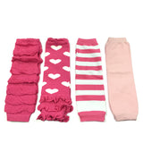 Wrapables Colorful Baby Leg Warmers Set of 4