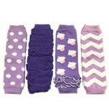 Wrapables Colorful Baby Leg Warmers Set of 4