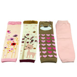 Wrapables Colorful Baby Leg Warmers Set of 4