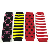 Wrapables Colorful Baby Leg Warmers Set of 4