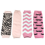 Wrapables Colorful Baby Leg Warmers Set of 4