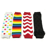 Wrapables Colorful Baby Leg Warmers Set of 4