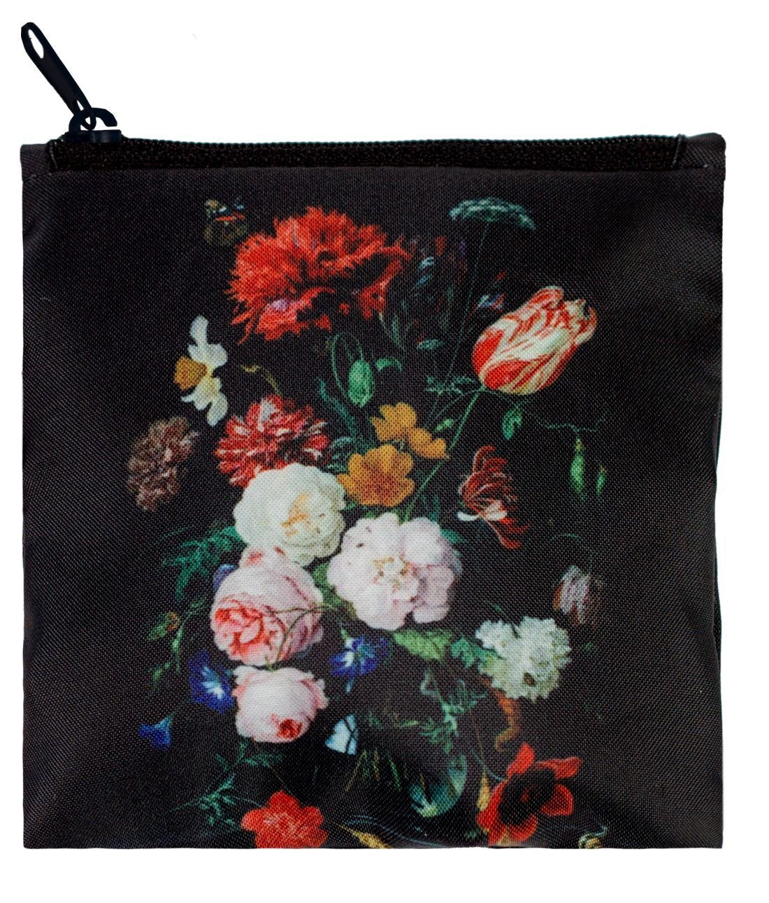 LOQI Museum Jan Davidsz de Heem's Still Life with Flowers in a Glass Vase Reusable Shopping Bag