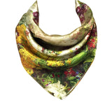 Wrapables 100% Charmeuse Silk Square Scarf Neckerchief