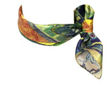 Wrapables 100% Charmeuse Silk Square Scarf Neckerchief
