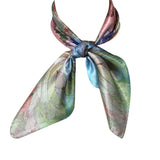Wrapables 100% Charmeuse Silk Square Scarf Neckerchief