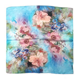 Wrapables 100% Charmeuse Silk Square Scarf Neckerchief