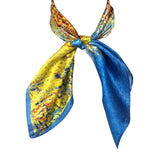 Wrapables 100% Charmeuse Silk Square Scarf Neckerchief