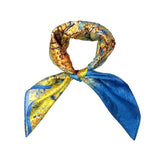 Wrapables 100% Charmeuse Silk Square Scarf Neckerchief