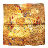 Wrapables 100% Charmeuse Silk Square Scarf Neckerchief