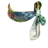 Wrapables 100% Charmeuse Silk Square Scarf Neckerchief
