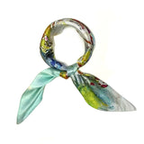 Wrapables 100% Charmeuse Silk Square Scarf Neckerchief