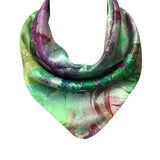 Wrapables 100% Charmeuse Silk Square Scarf Neckerchief