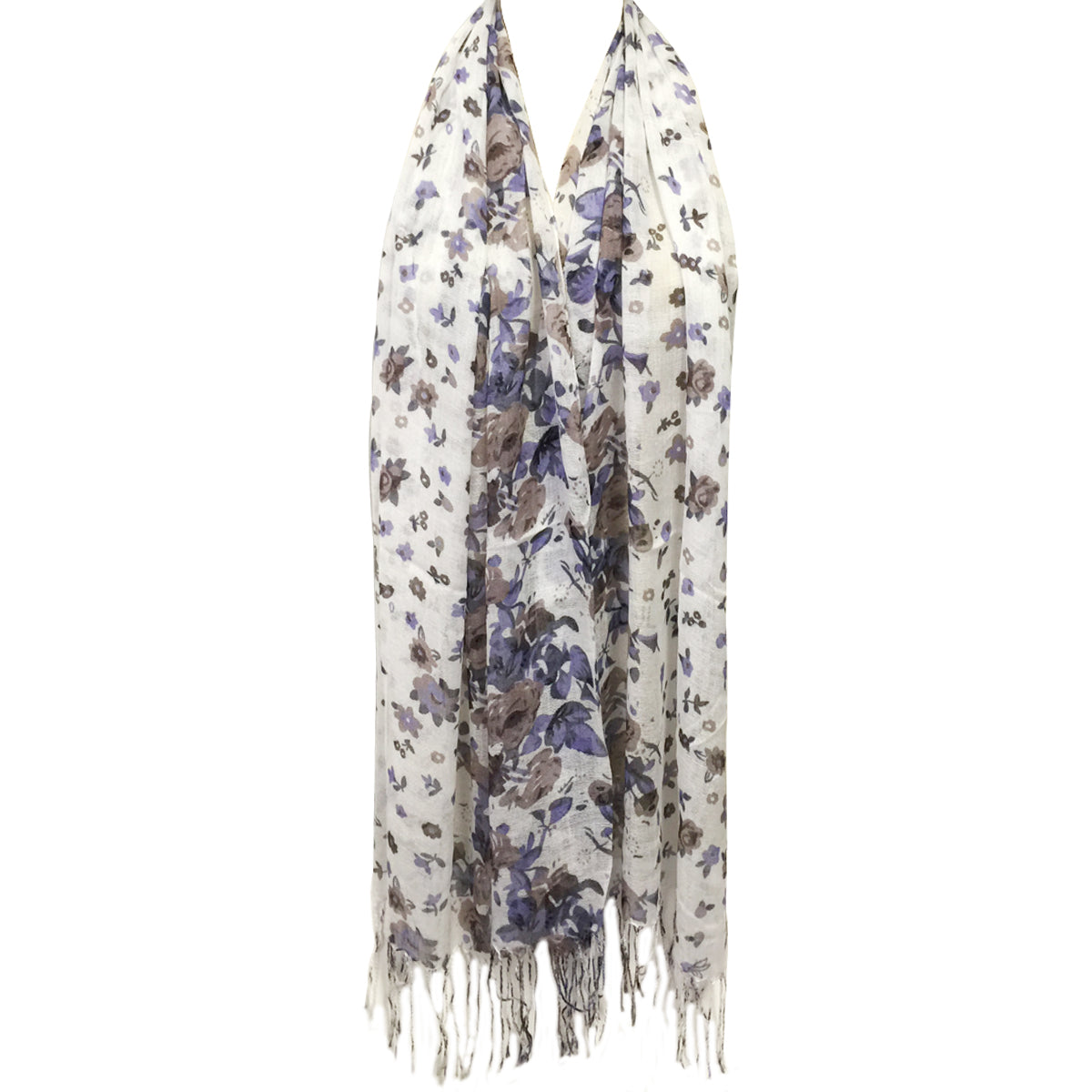 Wrapables Viscose Floral Print Scarf
