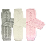 Wrapables Children's Argyle Knit Leg Warmers (Set of 3)
