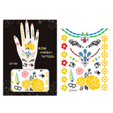 Wrapables Trendy Temporary Metallic Hand Tattoos