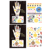 Wrapables Trendy Temporary Metallic Hand Tattoos